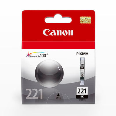 Canon CLI-221 Black Ink Tank, printers ink small format, Canon - Pictureline 