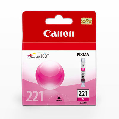 Canon CLI-221 Magenta Ink Tank, printers ink small format, Canon - Pictureline 