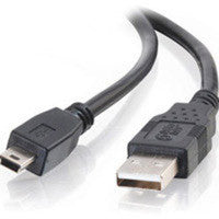 Universal USB 2.0 Type A to Mini B Male 6ft., computers cables & adapters, Universal Systems - Pictureline 