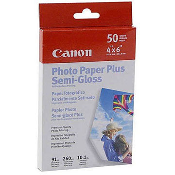 Canon Photo Paper Plus Semi-Gloss 4x6" (50 Sheets), papers sheet paper, Canon - Pictureline 