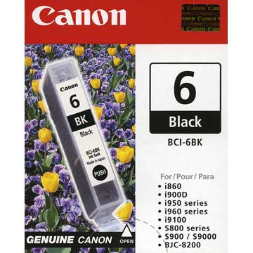 Canon Black Ink BCI-6BK, printers ink small format, Canon - Pictureline 