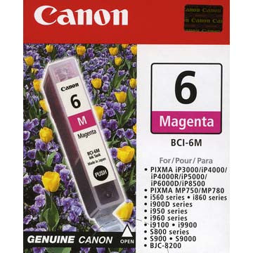 Canon Magenta Ink BCI-6M, printers ink small format, Canon - Pictureline 