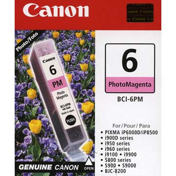 Canon Photo Magenta Ink BCI-6PM, printers ink small format, Canon - Pictureline 