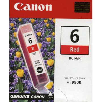Canon Photo Red Ink BCI-6R, printers ink small format, Canon - Pictureline 