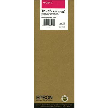 Epson T606B00 4800 Ultrachrome HDR Ink Magenta 220ml, papers ink large format, Epson - Pictureline 