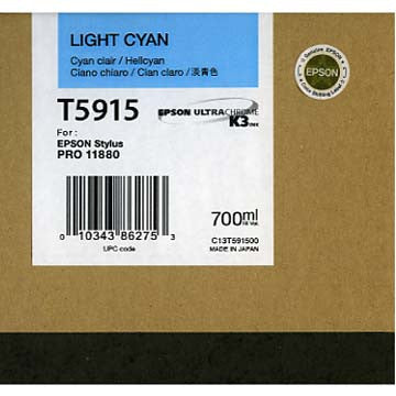 Epson T591500 11880 Ink Light Cyan 700ml, papers ink large format, Epson - Pictureline  - 1