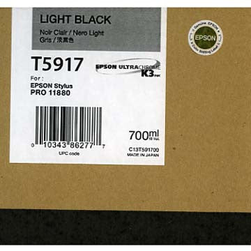 Epson T591700 11880 Ink Light Black 700ml, papers ink large format, Epson - Pictureline  - 1