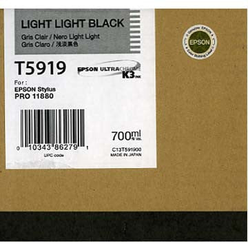 Epson T591900 11880 Ink Light Light Black 700ml, papers ink large format, Epson - Pictureline  - 1