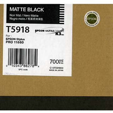 Epson T591800 11880 Ink Matte Black 700ml, papers ink large format, Epson - Pictureline  - 1