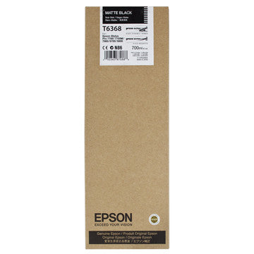 Epson T636800 7900/7890/9890/9900 Ultrachrome HDR Ink 700ml Matte Black, papers ink large format, Epson - Pictureline  - 1