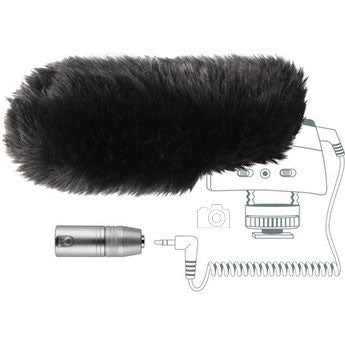 Sennheiser Hairy Windscreen and XLR Adapter Accessory Kit MKE400, video audio accessories, Sennheiser - Pictureline  - 2