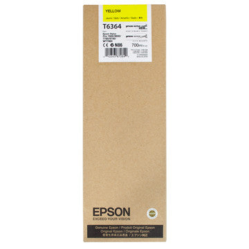 Epson T636400 7900/7890/9890/9900 Ultrachrome HDR Ink 700ml Yellow, papers ink large format, Epson - Pictureline  - 1